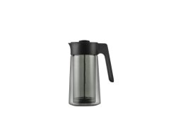 Jacob Jensen Dvoustěnný skleněný french press 0,8 l, černý