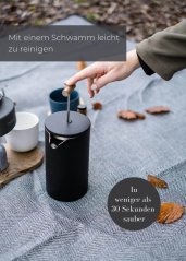 French Press Lambda Coffee | 1000 ml | kávovar z antikorovej ocele s dvojitou izoláciou