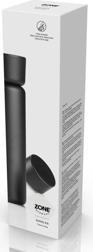 Zone Denmark Termohrnek Singles 650 ml, černý