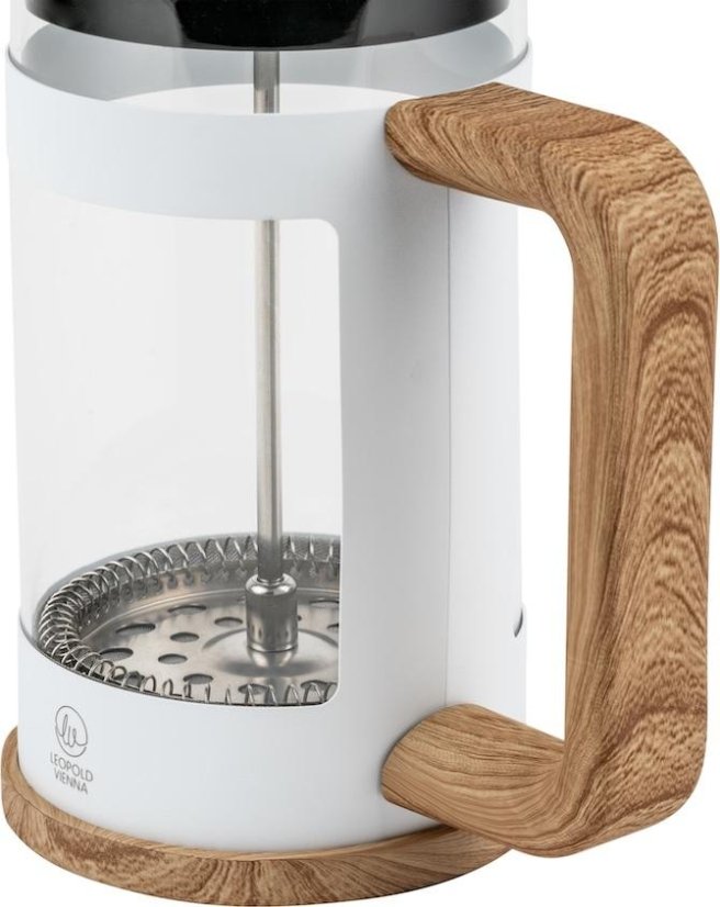 Leopold Vienna French Press Franca 600 ml, bílý