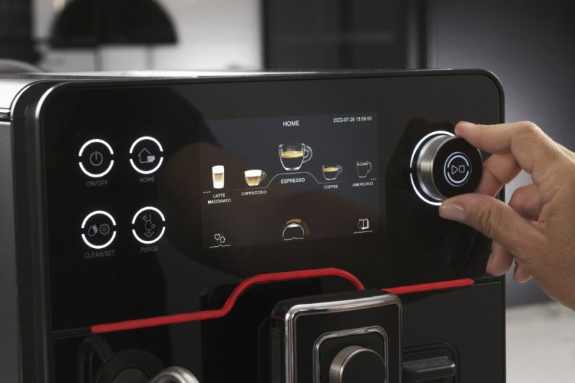 Gaggia New Accademia Black Glass