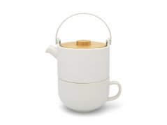 Bredemeijer Čajová sada Umea, 500 ml, bílá
