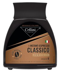 Instantní káva Cellini Espresso Classico 100g - Velice kvalitní Italská instatní káva (80 % Arabica, 20 % Robusta)