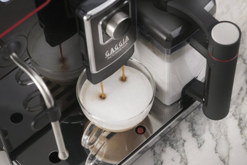 Gaggia New Accademia Black Glass