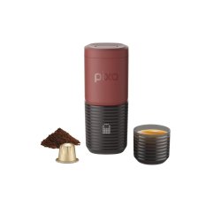 Pixapresso elektrický přenosný kávovar – Tuscan Red