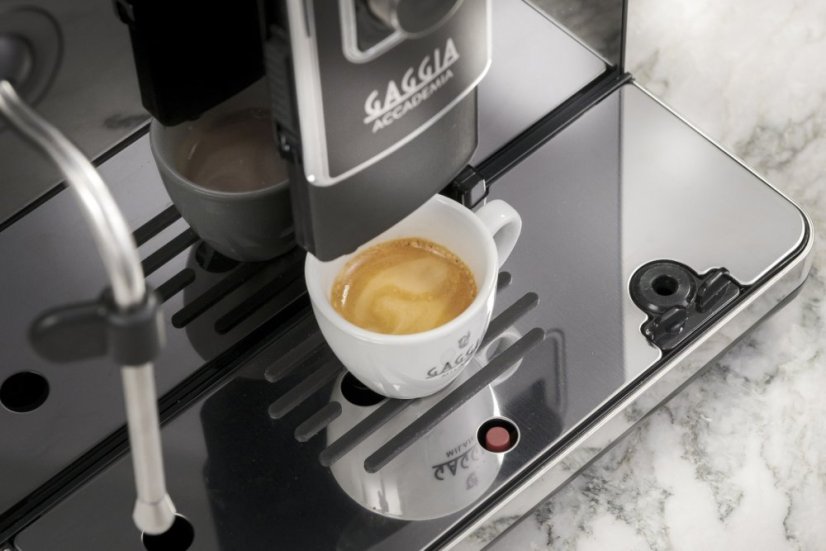 Gaggia New Accademia Black Glass