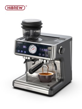 Pákový kávovar HiBREW H7A: Stylový espresso stroj pro domácí baristy