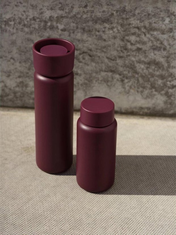 Zone Denmark Termohrnek Singles 400 ml, temně vínový
