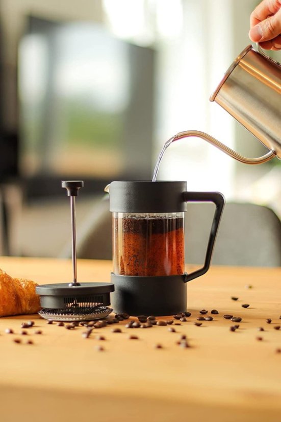 French Press Milu 350 ml – elegantný kávovar s príslušenstvom na prípravu kávy aj čaju