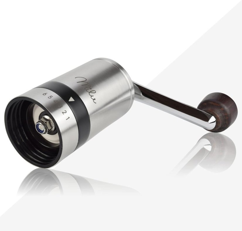 Milu ruční mlýnek na kávu